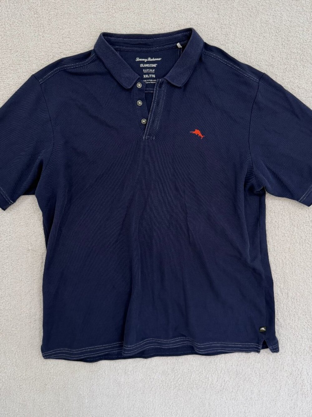 Tommy Bahama IslandZone Navy Supima Polo XXL